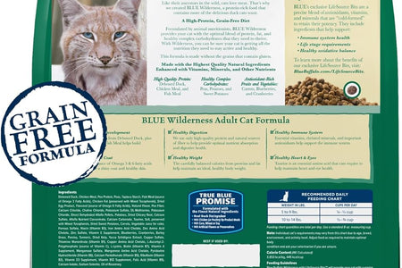 Blue Buffalo Wilderness High Protein Grain Free, Natural Adult Dry Cat Food