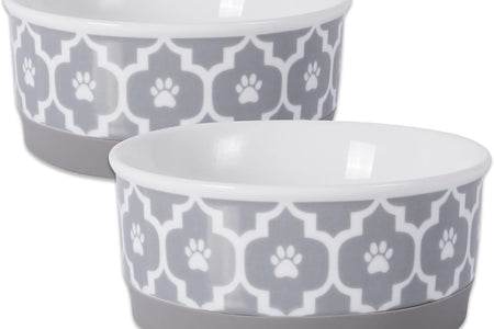 Lattice Collection Pet Bowl & Canister, Canister