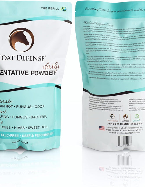 Load image into Gallery viewer, Daily Preventative Powder for Horses - Safe &amp; Effective Equine Skin Conditioner Sweet Itch, Skin Funk, &amp; Rain Rot - Dry Horse Shampoo, 64 Oz Formula with All Natural Ingredients
