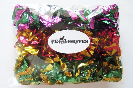 Original Mylar Crinkle Balls Cat Toys - 12 Pack