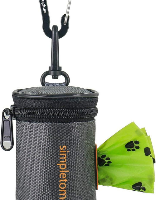 Load image into Gallery viewer, Dog Waste Bag Dispenser for Leash Belt Waterproof 1680D Oxford YKK Zipper (Grey)

